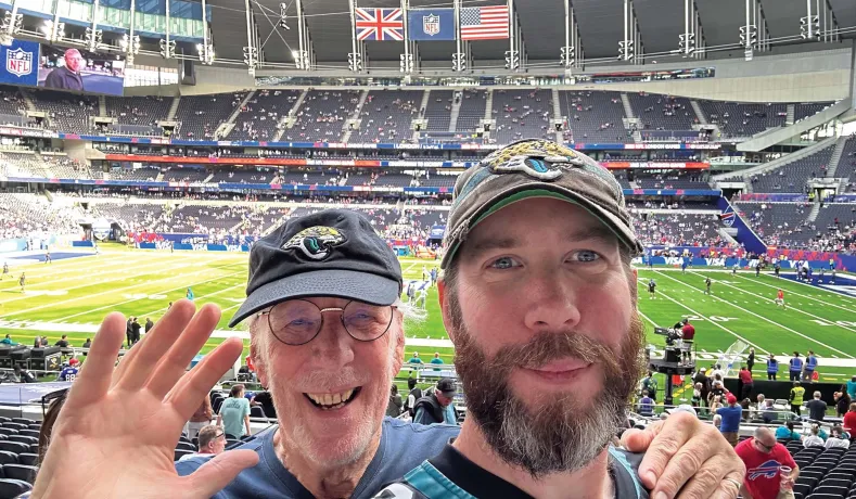I Took My English Dad to an American Football Game