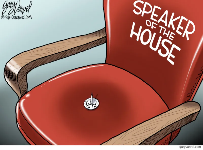 Gary Varvel: Vacating the Speaker’s chair